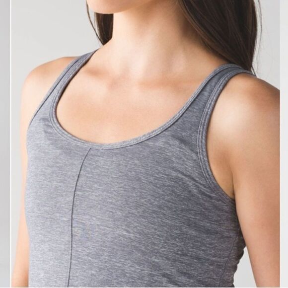 Lululemon Back At It Tank Scoop Back Gray - Picture 9 of 10